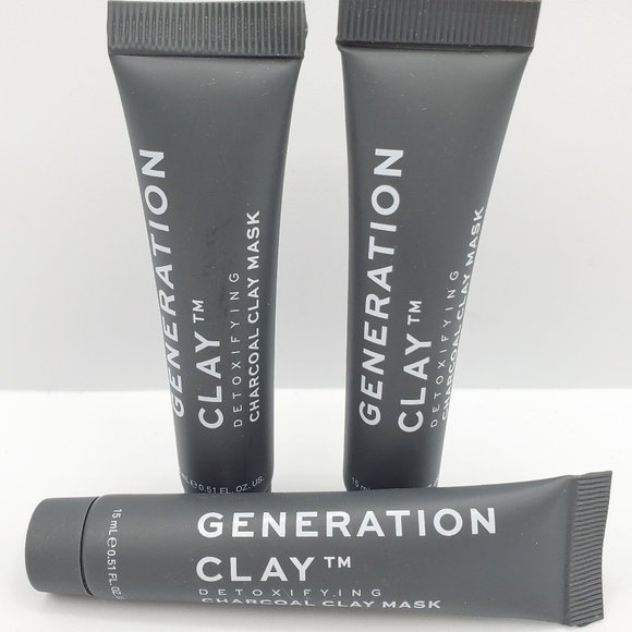 Generation Clay Other - 🦋5/$25 3x GENERATION CLAY Detoxifying Charcoal Australian Clay Mask